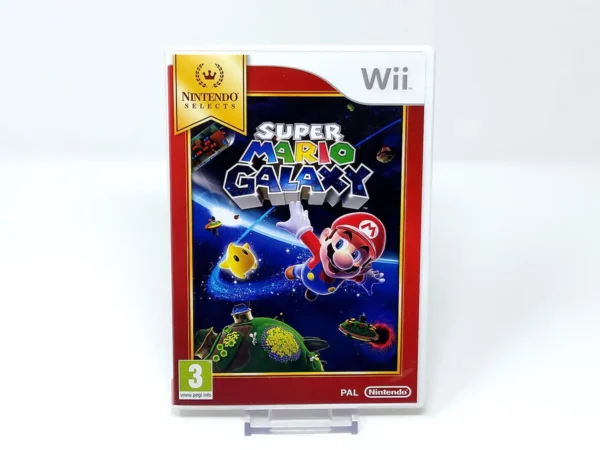 Portada de Super Mario Galaxy (ESP) (Selects) para Nintendo Wii, edición PAL España, de segunda mano