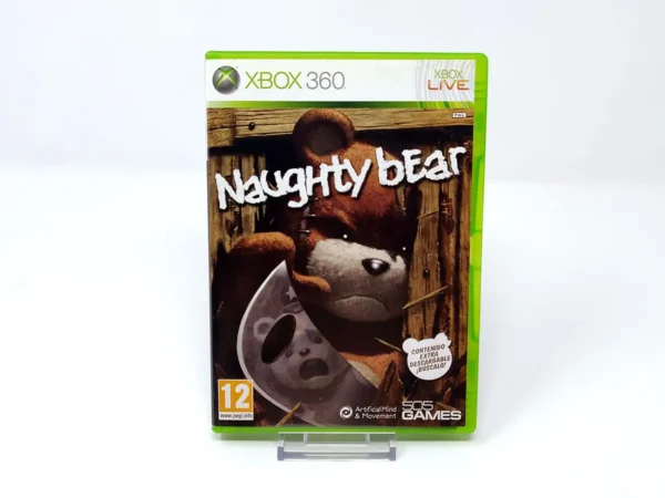 Portada de Naughty Bear (ESP) para XBOX 360, edición PAL España, de segunda mano