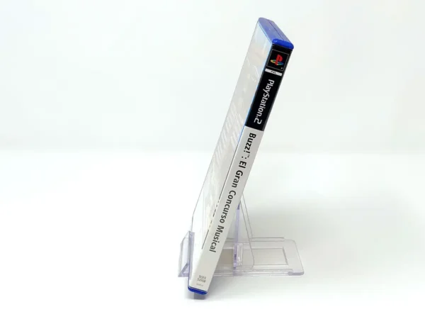 Lateral de la caja de Buzz! El Gran Concurso Musical (ESP) (Promo) para PlayStation 2