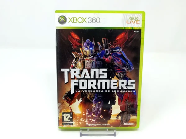 Portada de Transformers: La Venganza de los Caídos (ESP) para XBOX 360, edición PAL España, de segunda mano