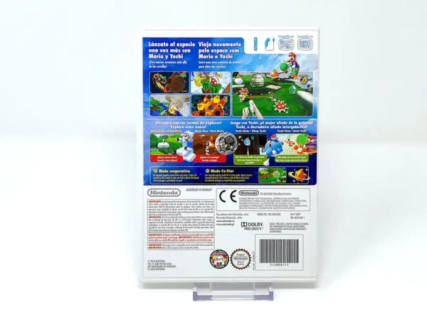 Parte trasera de Super Mario Galaxy 2 (ESP) para Nintendo Wii, edición PAL España
