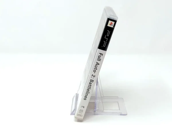 Lateral de la caja de Full Auto 2: Battlelines (ESP) para PSP