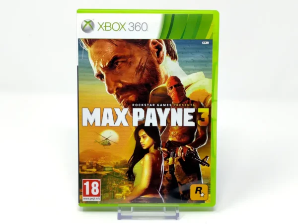 Portada de Max Payne 3 (ESP) para XBOX 360, edición PAL España, de segunda mano