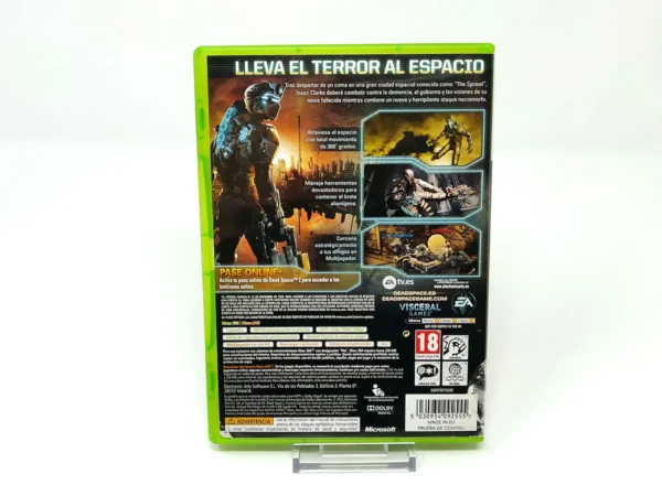 Parte trasera de Dead Space 2 (ESP) (Rebajado) para XBOX 360, edición PAL España