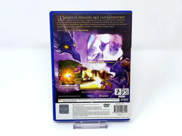 Parte trasera de La Leyenda de Spyro: Un Nuevo Comienzo (ESP) para PlayStation 2, edición PAL España