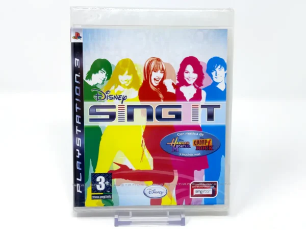 Portada de Disney Sing It (ESP) (Precintado) para PlayStation 3, edición PAL España, de segunda mano