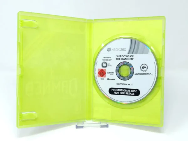 Interior del juego Shadows of the Damned (EUR) (Promo) para XBOX 360 con disco y manual