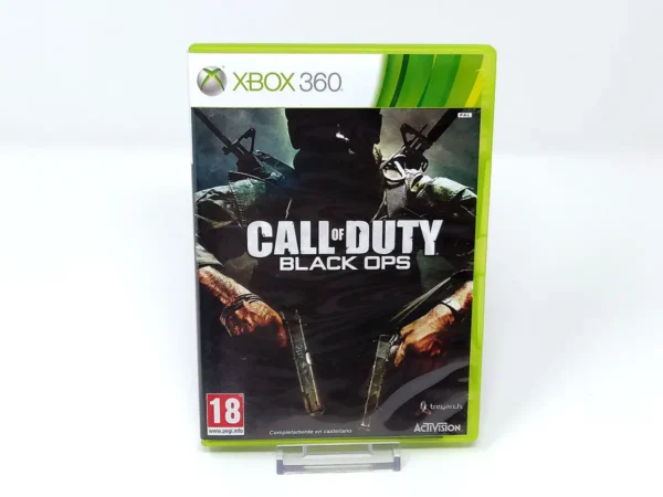 Portada de Call of Duty: Black Ops (ESP) para XBOX 360, edición PAL España, de segunda mano