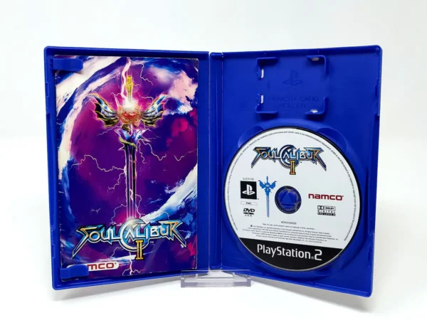 Interior del juego Soulcalibur II (ESP) (Rebajado) para PlayStation 2 con disco y manual