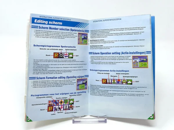 International Superstar Soccer 64 (ESP) (Manual) (Rebajado) para Nintendo 64, edición PAL España, de segunda mano