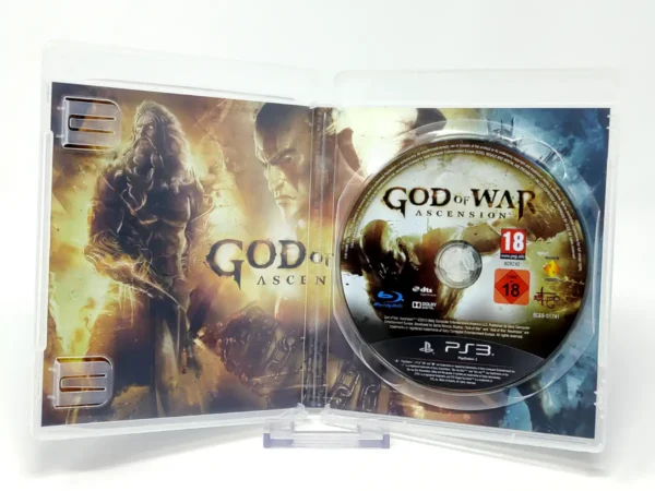 Interior del juego God of War: Ascension (ESP) (Rebajado) para PlayStation 3 con disco y manual