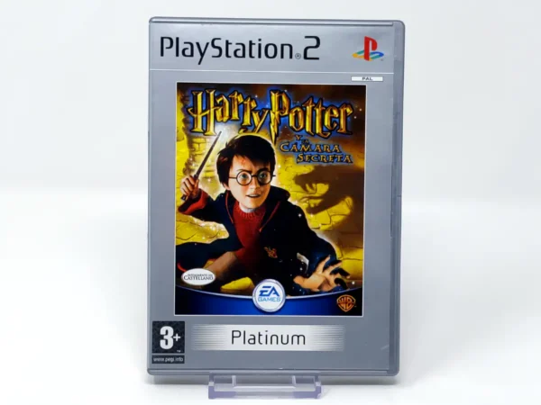 Portada de Harry Potter y la Cámara Secreta (ESP) (Platinum) para PlayStation 2, edición PAL España, de segunda mano