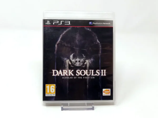 Portada de Dark Souls II: Scholar of the First Sin (ESP) para PlayStation 3, edición PAL España, de segunda mano