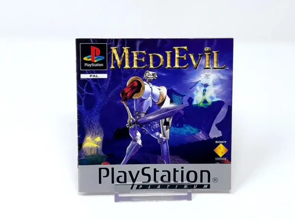MediEvil (ESP) (Platinum) (Manual) para PlayStation 1, edición PAL España, de segunda mano