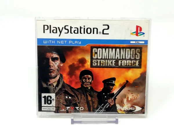 Portada de Commandos: Strike Force (UK) (Promo) para PlayStation 2, edición PAL UK, de segunda mano