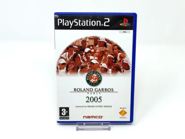Portada de Roland Garros 2005: Powered by Smash Court Tennis (ESP) (Rebajado) para PlayStation 2, edición PAL España, de segunda mano