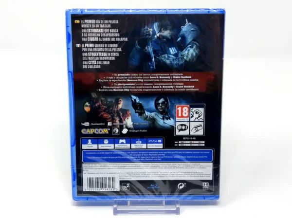 Parte trasera de Resident Evil 2 (ESP) (Precintado) para PlayStation 4, edición PAL España