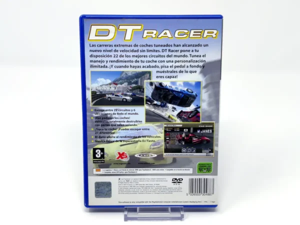 Parte trasera de DT Racer (ESP) (Rebajado) para PlayStation 2, edición PAL España