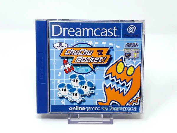 Portada de ChuChu Rocket! (ESP) para Sega Dreamcast, edición PAL España, de segunda mano