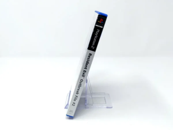 Lateral de la caja de Resident Evil: Outbreak: File #2 (ESP) (Rebajado) para PlayStation 2