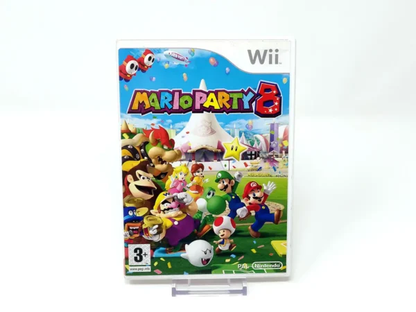 Portada de Mario Party 8 (ESP) (Rebajado) para Nintendo Wii, edición PAL España, de segunda mano