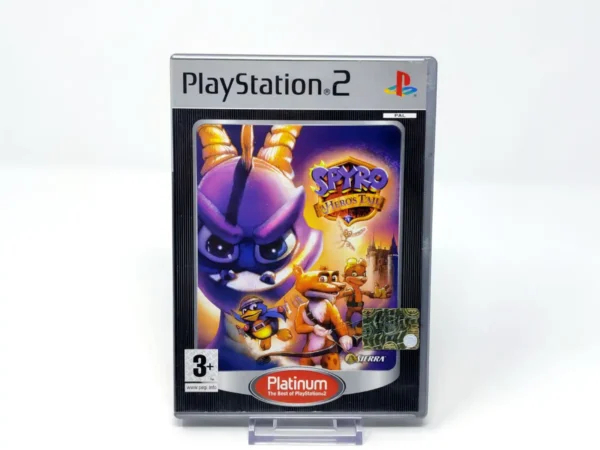 Portada de Spyro: A Hero's Tail (ITA) (Platinum) para PlayStation 2, edición PAL Italia, de segunda mano