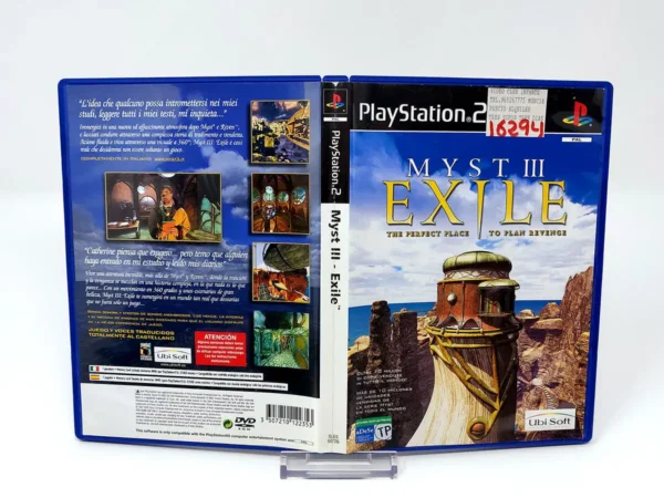 Myst III: Exile (ESP) (Carátula) (Rebajado) para PlayStation 2, edición PAL España, de segunda mano