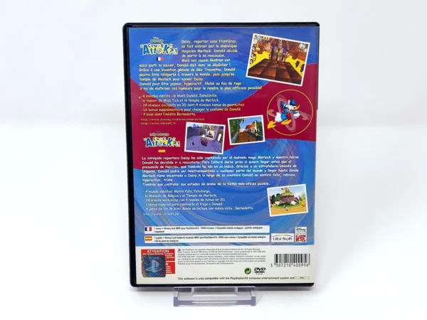 Parte trasera de Disney's Donald Duck: Quack Attack (ESP) (v1) para PlayStation 2, edición PAL España