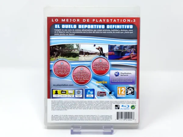 Parte trasera de Sports Champions (ESP) (Essentials) para PlayStation 3, edición PAL España