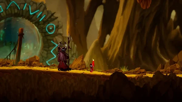 Lateral de la caja de Unbound: Worlds Apart (ESP) para PlayStation 5