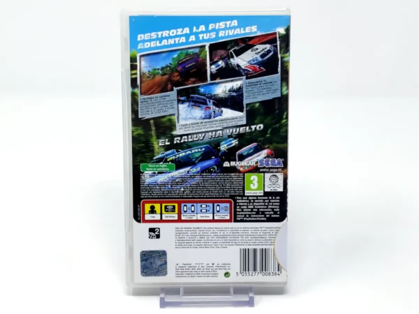 Parte trasera de Sega Rally (ESP) (Essentials) (Rebajado) para PSP, edición PAL España