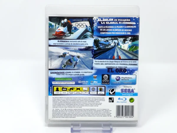 Parte trasera de Vancouver 2010 (ESP) (Rebajado) para PlayStation 3, edición PAL España