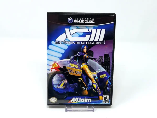 Portada de XGIII: Extreme G Racing (USA) para Nintendo GameCube, edición NTSC USA, de segunda mano