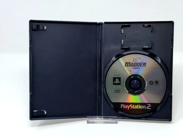 Interior del juego Madden NFL 2002 (ESP) (Rebajado) para PlayStation 2 con disco y manual