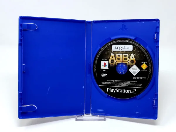 Interior del juego SingStar ABBA (ESP) (Rebajado) para PlayStation 2 con disco y manual