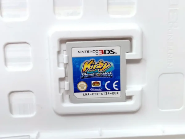 Lateral de la caja de Kirby: Planet Robobot (ESP) para Nintendo 3DS