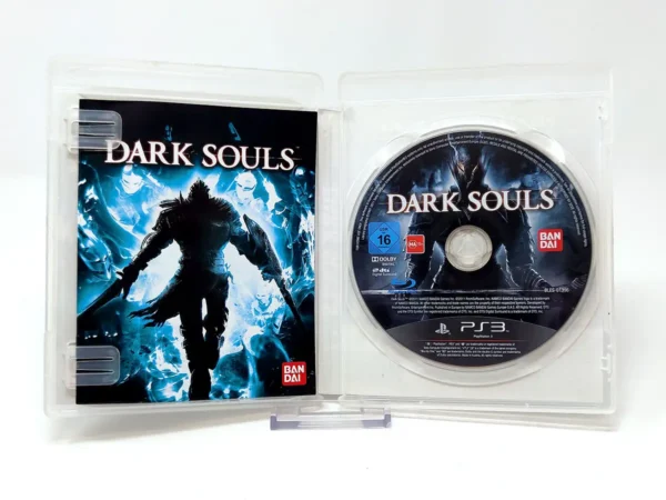 Interior del juego Dark Souls (ESP) para PlayStation 3 con disco y manual