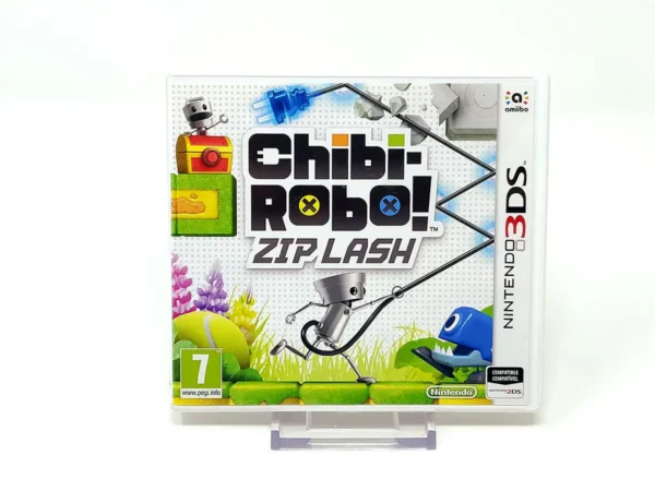 Portada de Chibi-Robo!: Zip Lash (ESP) para Nintendo 3DS, edición PAL España, de segunda mano