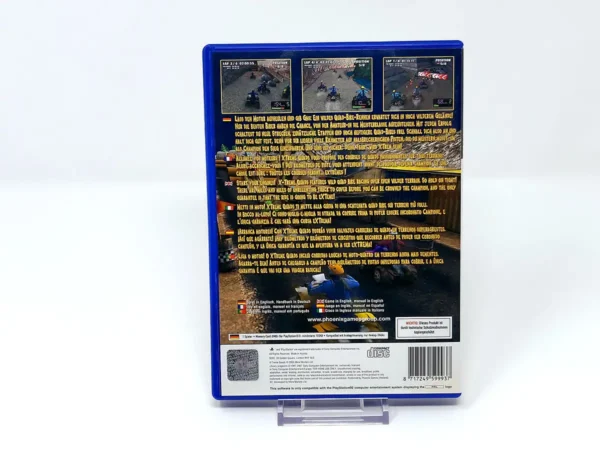 Parte trasera de X-treme Quads (EUR) para PlayStation 2, edición PAL EUR