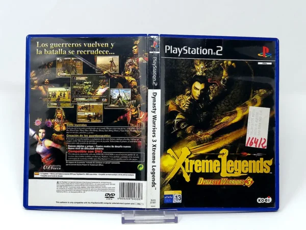 Dynasty Warriors 3: Xtreme Legends (ESP) (Carátula) (Rebajado) para PlayStation 2, edición PAL España, de segunda mano