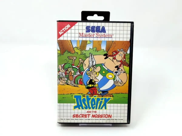 Portada de Astérix and the Secret Mission (ESP) (Rebajado) para Sega Master System, edición PAL España, de segunda mano