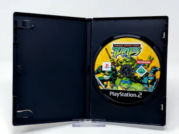 Interior del juego Teenage Mutant Ninja Turtles (ESP) (Rebajado) para PlayStation 2 con disco y manual