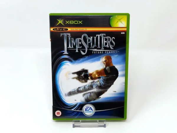 Portada de TimeSplitters: Future Perfect (UK) para XBOX, edición PAL UK, de segunda mano