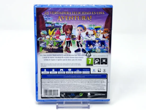 Parte trasera de Balan Wonderworld (ESP) (Precintado) para PlayStation 4, edición PAL España