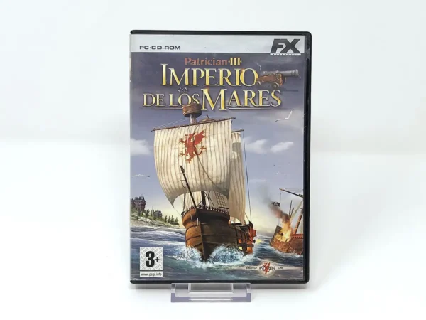 Portada de Patrician III: Imperio de los mares (ESP) para PC, de segunda mano