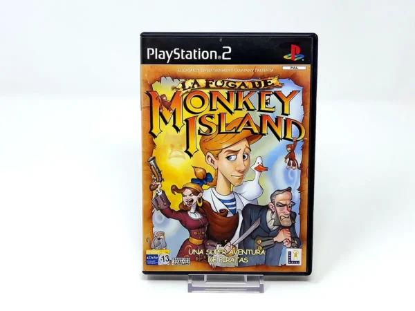 Portada de La Fuga de Monkey Island (ESP) para PlayStation 2, edición PAL España, de segunda mano
