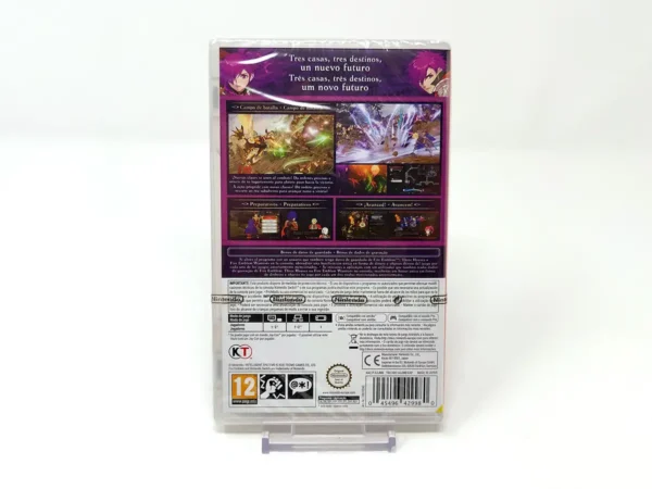 Parte trasera de Fire Emblem Warriors: Three Hopes (ESP) (Precintado) para Nintendo Switch, edición PAL España