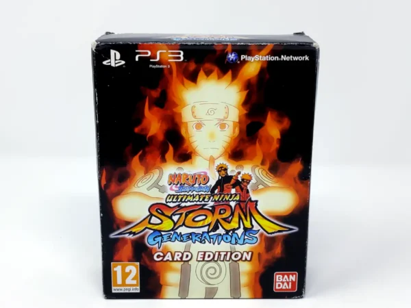 Portada de Naruto Shippuden: Ultimate Ninja Storm Generations (Card Edition) (ESP) para PlayStation 3, edición PAL España, de segunda mano