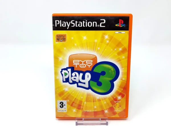 Portada de EyeToy: Play 3 (ESP) (v1) (Rebajado) para PlayStation 2, edición PAL España, de segunda mano