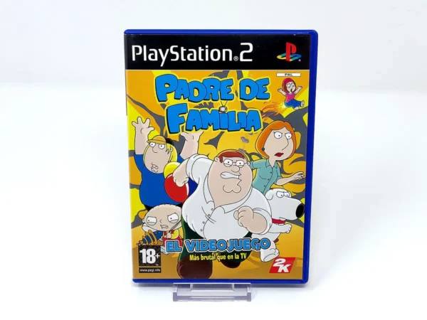 Portada de Padre de Familia: El Videojuego (ESP) para PlayStation 2, edición PAL España, de segunda mano